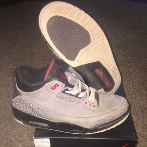 Air Jordan Retro 3s Stealth Grey Sz 10